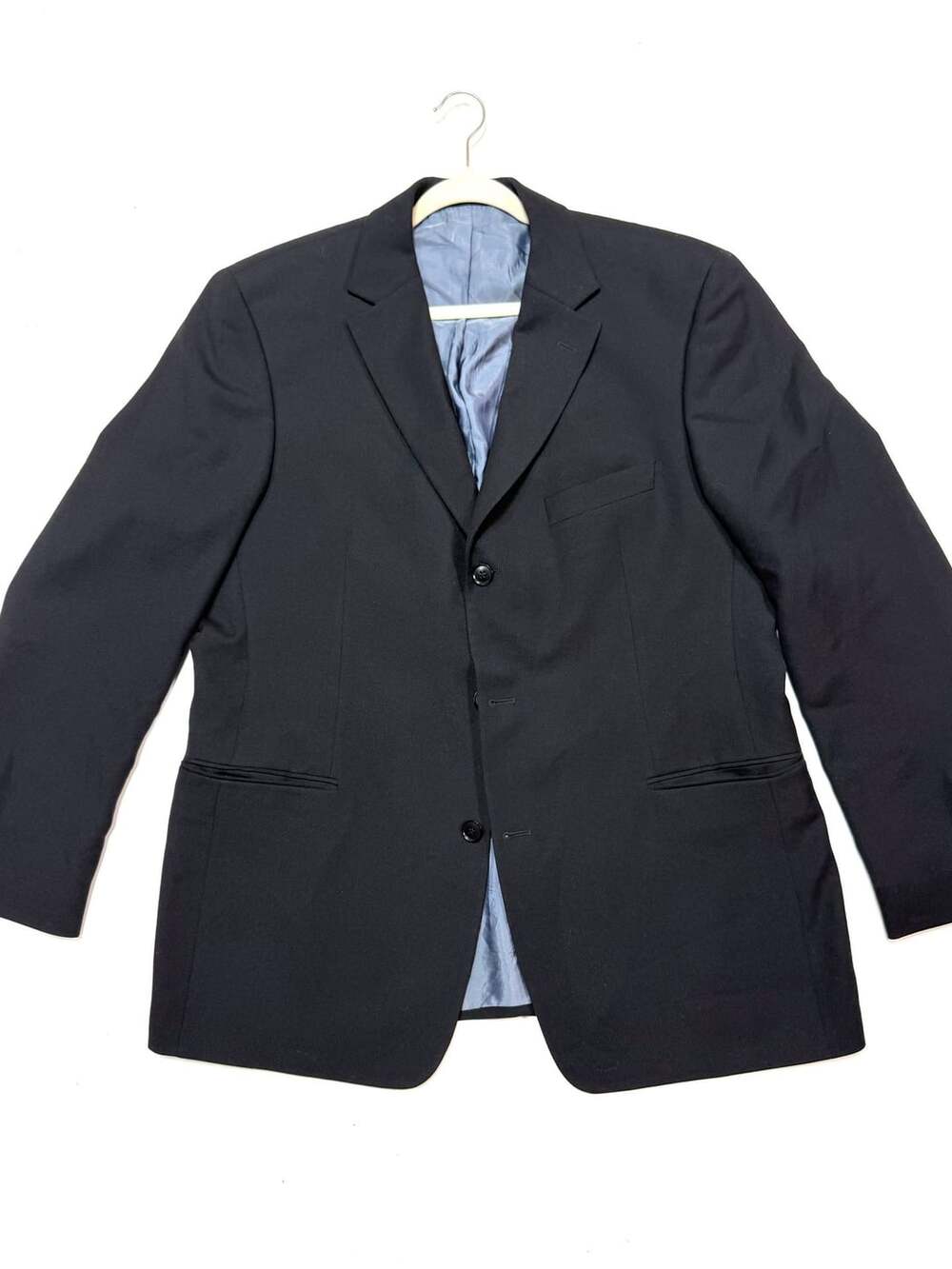 Hugo Boss Men's Rossellini Blazer Sport Coat 46R Quiet Luxury Old Money Dark Aca